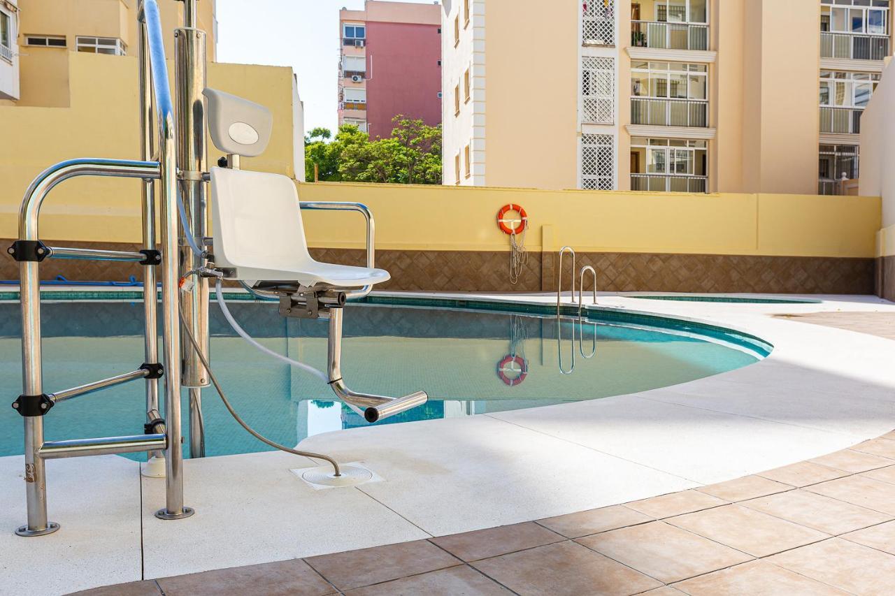 Ver853 - Estudio Con Terraza Vistas Al Mar, Piscina, Playa, Centro Torremolinos Esterno foto